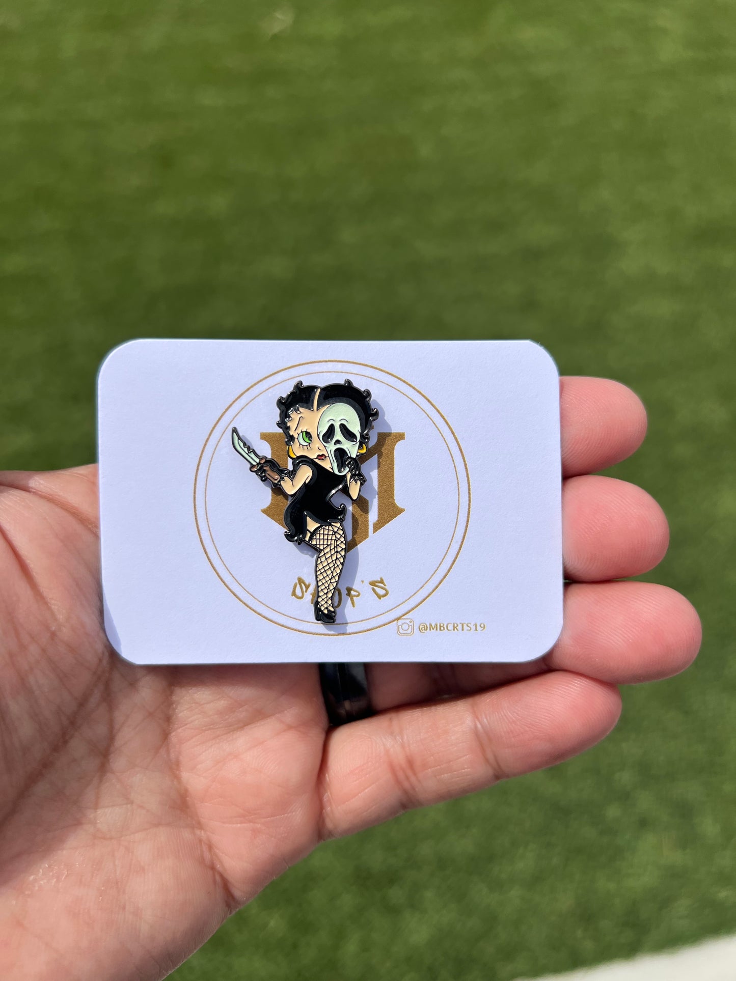 Betty Boop x Ghost Face (Glow in the Dark)