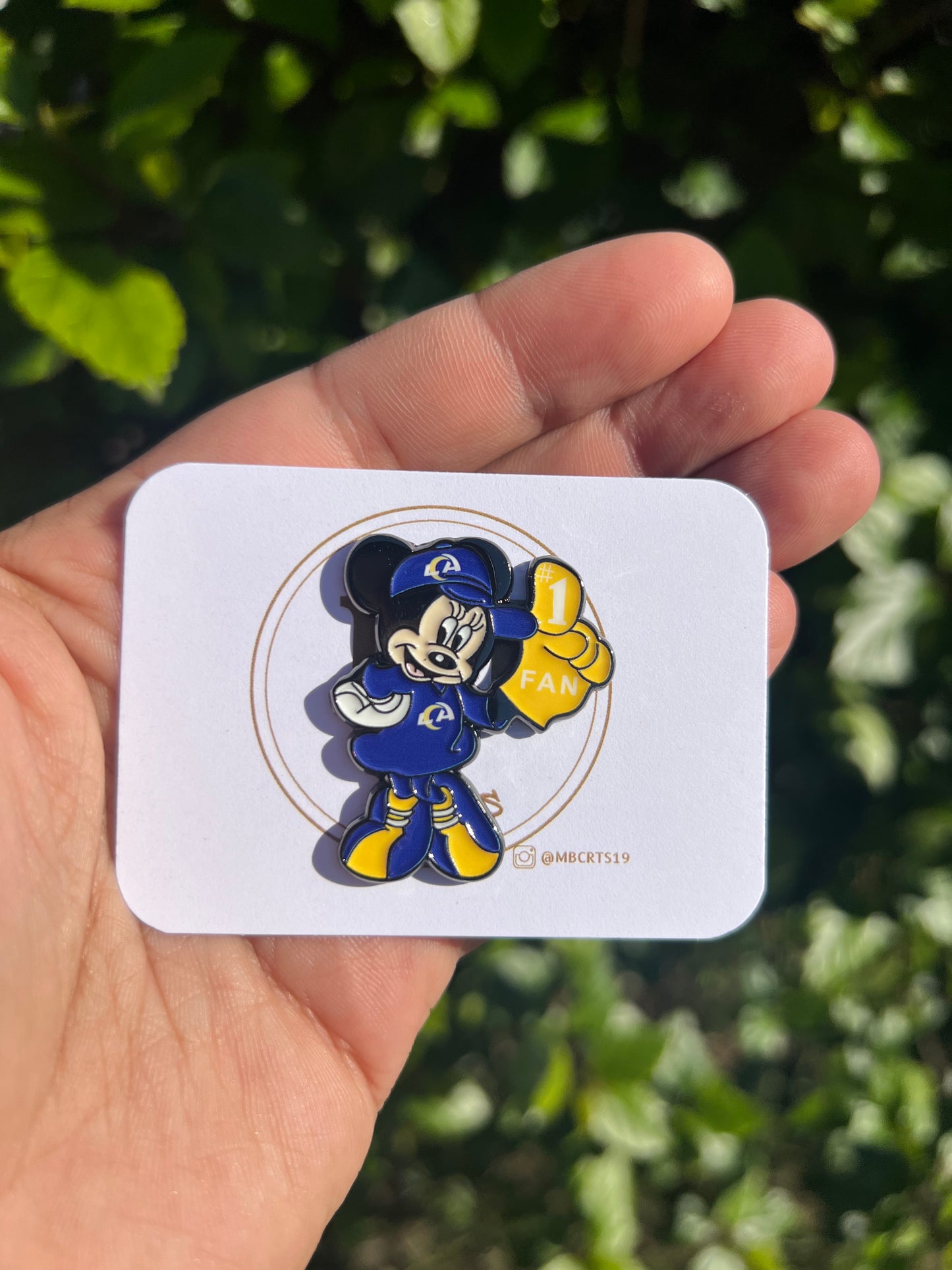 Minnie Mouse Rams Fan