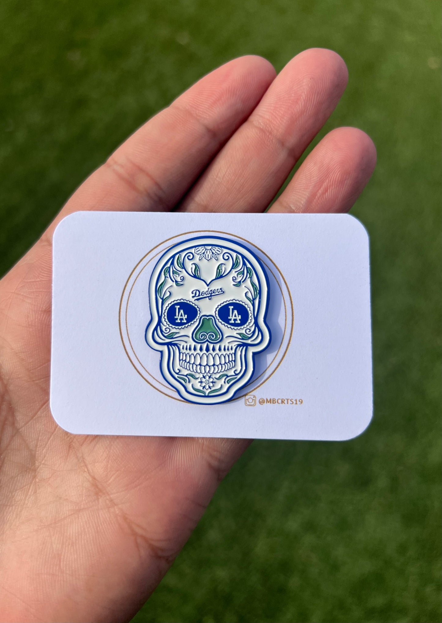 Dodgers Skull